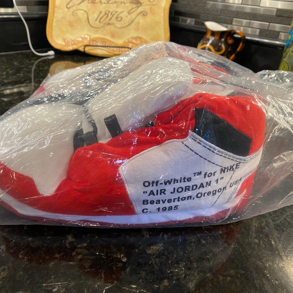 Red and White House shoes/slippers